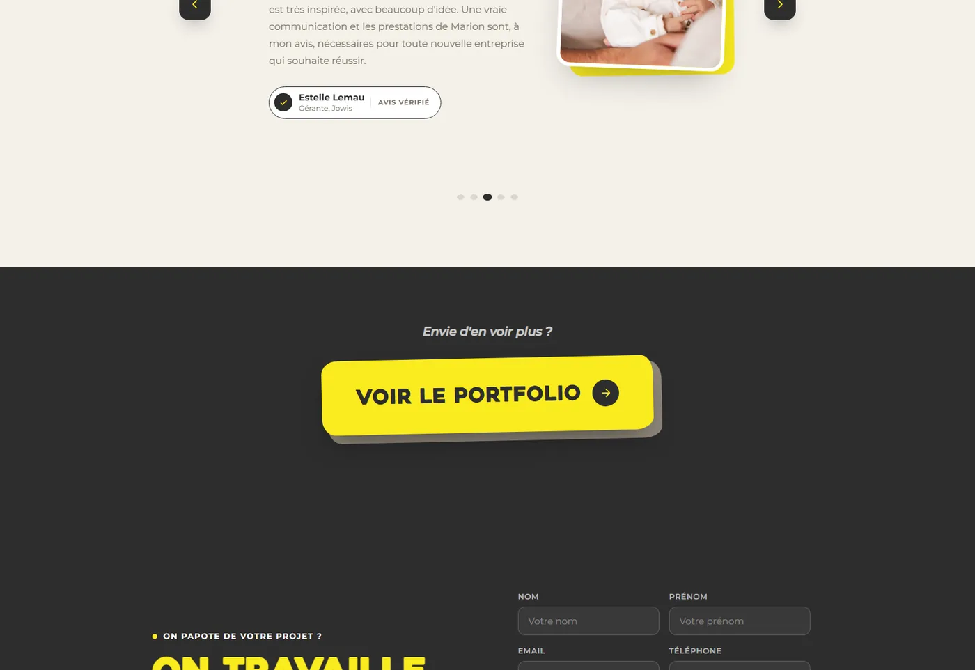 Marion Social Media : l'appel à l'action
