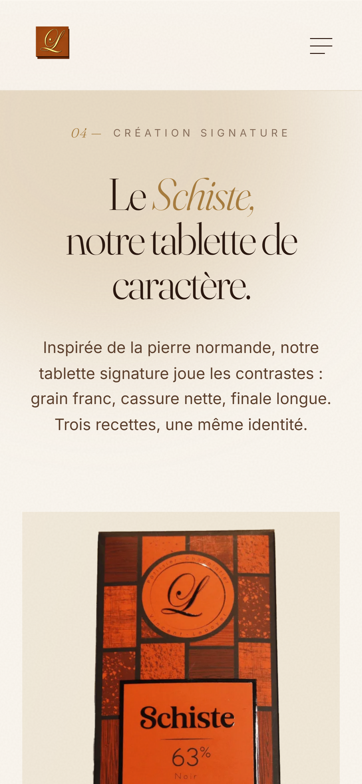 Signature Schiste — Maison Leboyer sur mobile