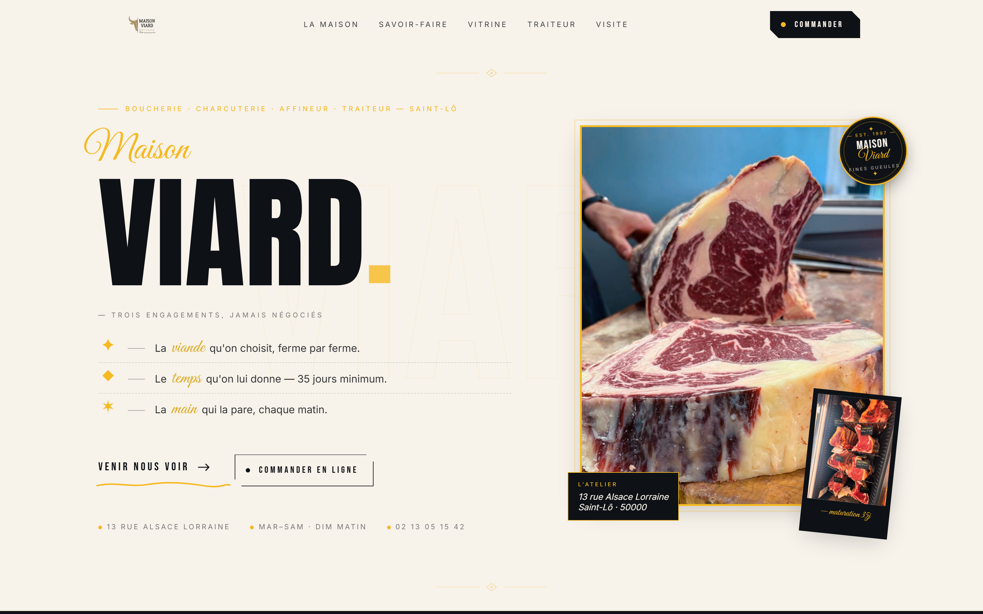 Hero du site Maison Viard