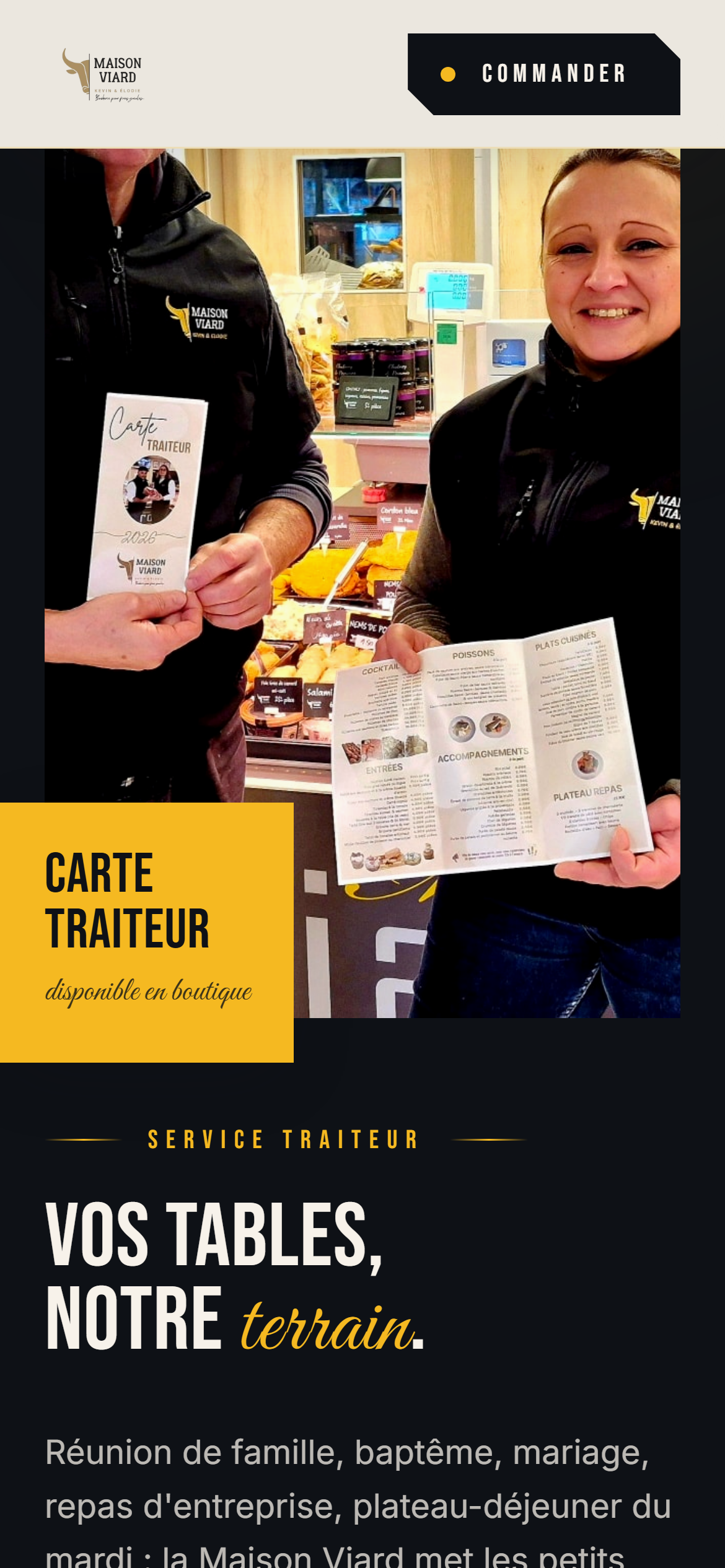 Traiteur — Maison Viard mobile