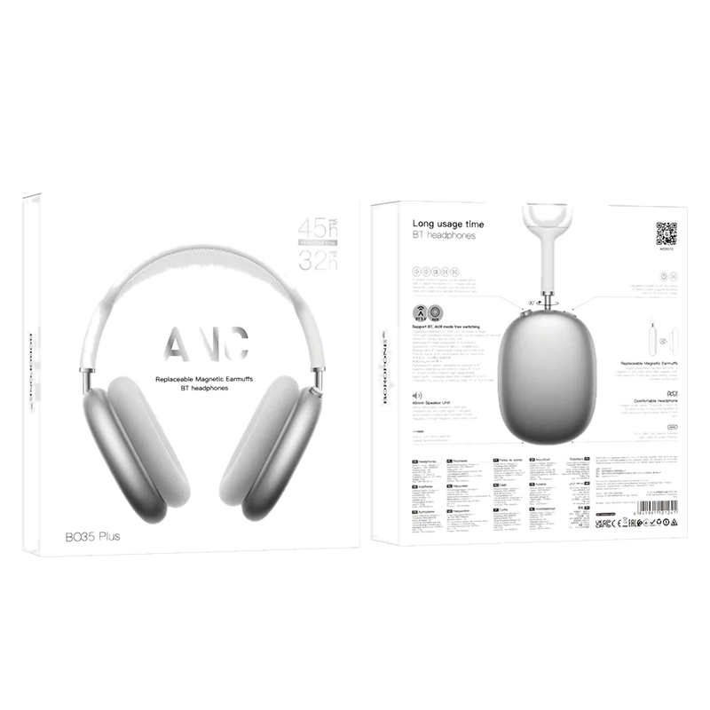 Casque Bluetooth blanc