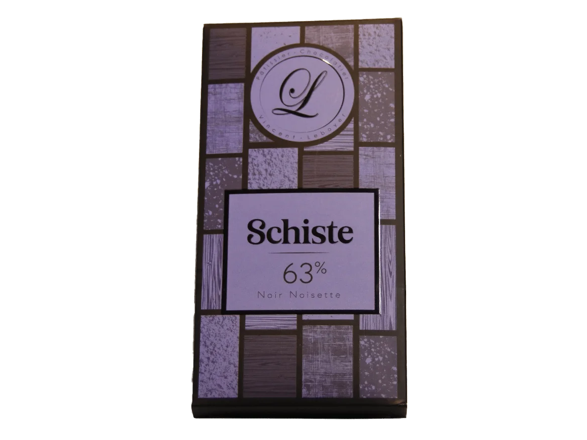 Tablette Schiste Noir & Noisette 63%